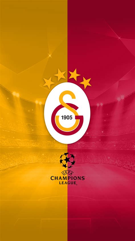 Wallpaper Ilustrasi Teks Logo Lingkaran Sepak Bola Galatasaray S