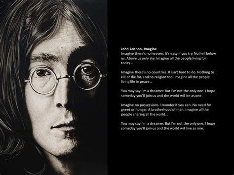 Imagine By John Lennon Lyrics