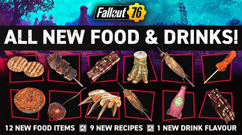 All New Food And Drinks Coming To Fallout 76 Youtube