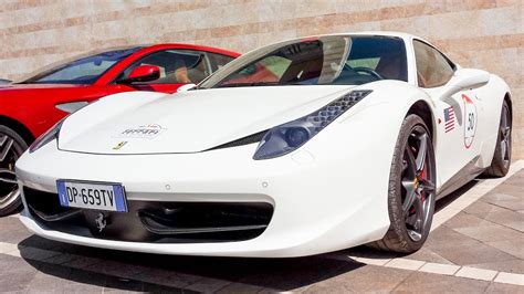 Ferrari approved, devised to ensure the quality. BIANCO AVUS FERRARI 458 ITALIA - FERRARI CAVALCADE 2014 HQ - YouTube