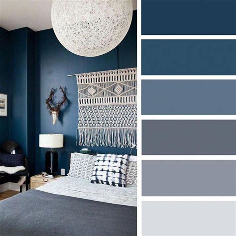 The Best Color Schemes For Your Bedroom Navy Blue And