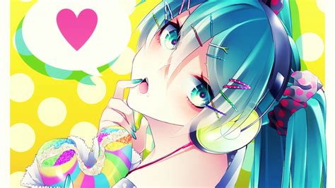 Download 2560x1440 Hatsune Miku Vocaloid Adorable Wallpapers For Imac