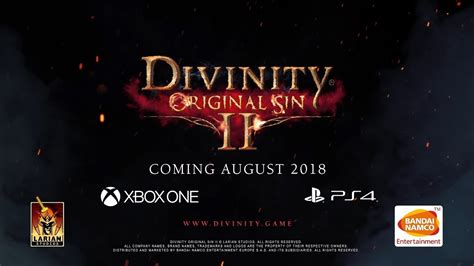 Divinity Original Sin 2 Console Announcement Trailer