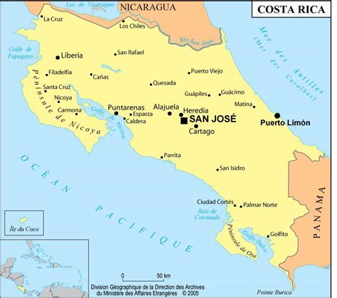 Carte Du Costa Rica Plusieurs Cartes Du Pays Damérique Centrale