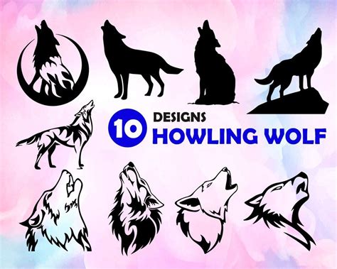 Wolf Svg Howling Wolf Svg Wolf Clipart Wolf Silhouette Etsy Kulturaupice