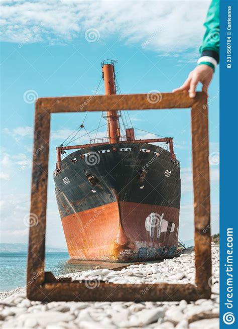 Gelendzhik Kabardinka Russia 29 September 2021 Cargo Ship Rio Ran