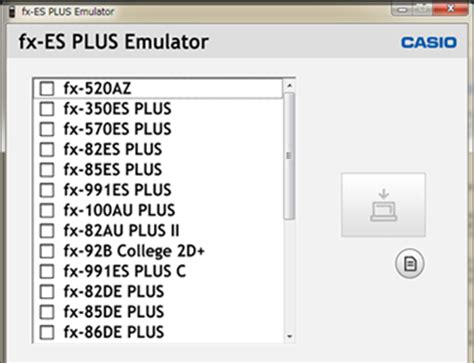 fx es plus emulator products casio