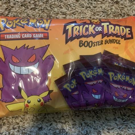 Sealed Pokémon Trick Or Trade Bag 40 Booster Packs 2022 Halloween In