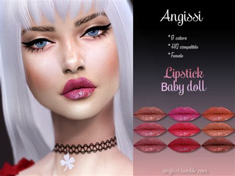 The Sims Resource Lipstick Baby Doll By Angissi • Sims 4 Downloads