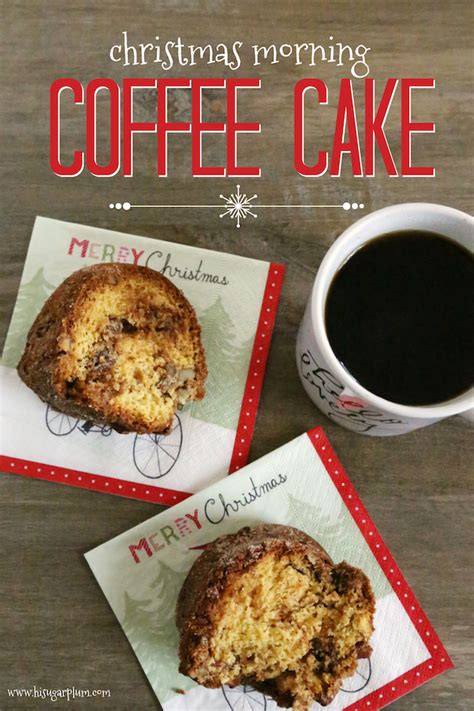 Never miss a tasty treat again! YUM Christmas Morning Coffee Cake | hi Sugarplum!