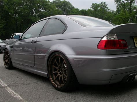 They use a 10.0 rear wheel and you don't need much more rubber for great handling. Gold Rims on Dk Gray E60 - 5Series.net - Forums