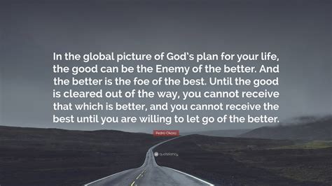 Pedro Okoro Quote In The Global Picture Of Gods Plan For Your Life