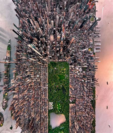 New York City From A Birds Eye View Rpostwithnoborders