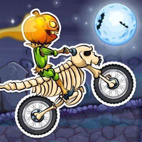 MOTO X M SPOOKY LAND Joaca Moto X M Spooky Land Pe Poki