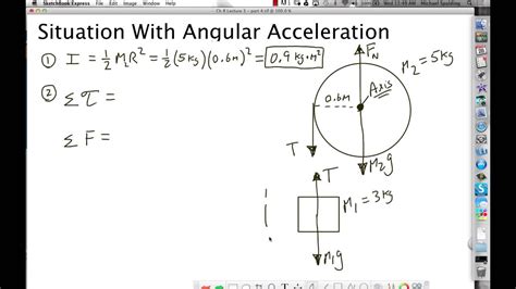 Ch 8 Net Torque And Angular Acceleration Lecture 2mp4 Youtube