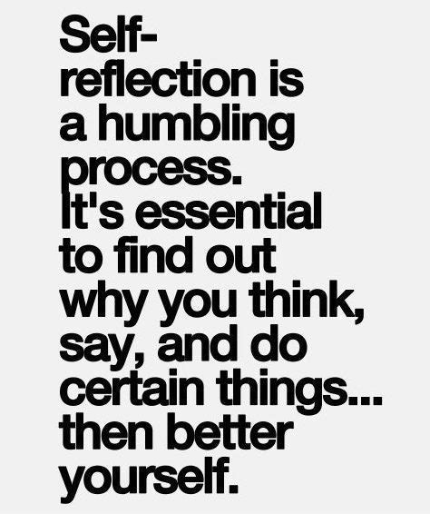 Reflecting helps you to develop your skills and review their effectiveness, rather than just carry on doing things as you have always done them. The Power of Self Reflection