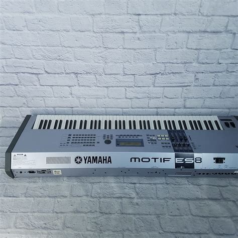 Yamaha Motif Es8 88 Weighted Key Digital Piano Synth Reverb