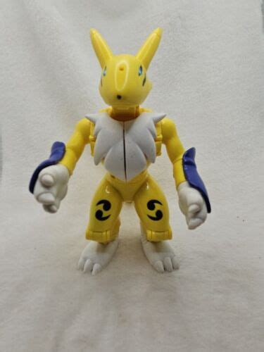 Digimon Digivolving Renamon To Kyubimon 6 Deluxe Figure Bandai 2001 Ebay