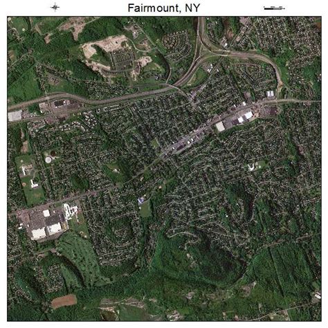 Aerial Photography Map Of Fairmount Ny New York