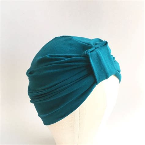 Teal Turban For Women Womens Turban Hat Cotton Turban Etsy In 2020