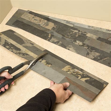 The commercial grade adhesive backing ensures that your tiles stand the test of time. Aspect 6" x 24" Natural Stone Peel & Stick Mosaic Tile in ...