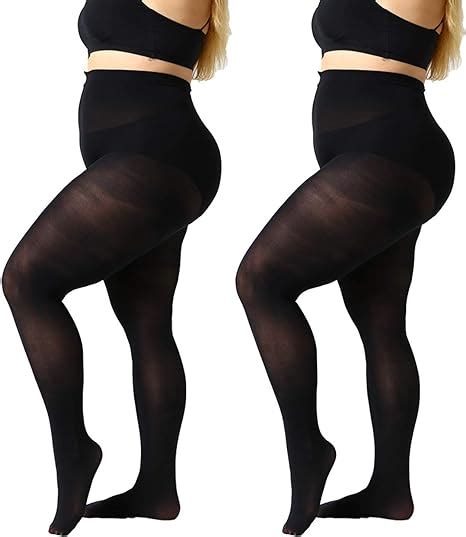 manzi plus size tights for women 2 pairs queen size tights black xxxxl uk clothing