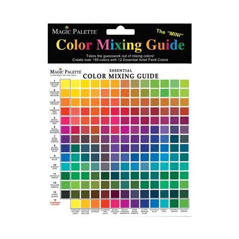 Magic Palette Color Mixing Guide Artsavingsclub