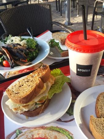 Great variety of salads and sandwiches. Aroma Espresso Bar - Picture of Aroma Espresso Bar, Miami Beach - Tripadvisor