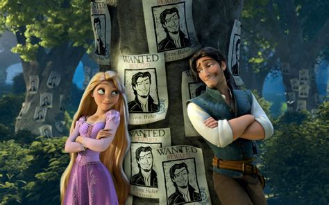 Free Download Hd Wallpaper Rapunzel And Flynn Rider Forest Hair