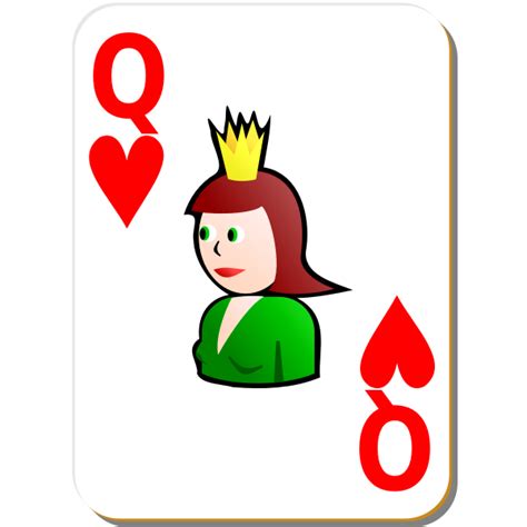 Queen Of Hearts Vector Image Free Svg