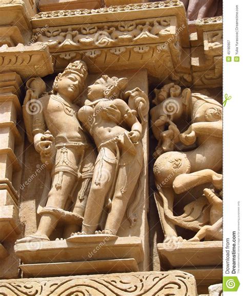 Khajuraho Temple Group Of Monuments In Indiasandstone