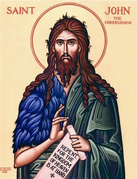 Ians Blog Second Sunday Of Advent John The Baptist Icon In The