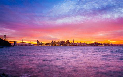 Free Download San Francisco Treasure Island Sunset Hd Wallpapers 4k