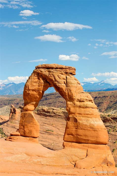 Framed Photo Print Of Delicate Arch Arches National Park Utah Color