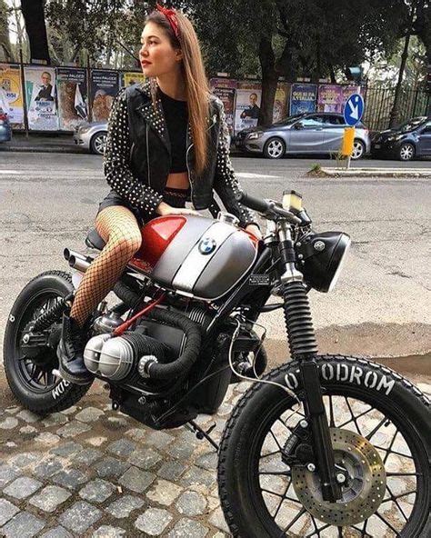pin by sergo on girls and motorcycles bmw girl bmw cafe racer bmw