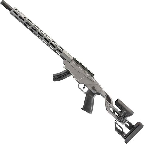 Ruger Precision Rimfire Tactical Gray Bolt Action Rifle 22 Long Rifle