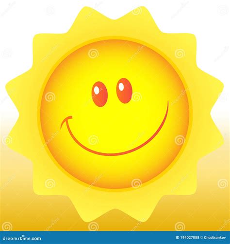 Happy Sun Cartoon Mascot Character Stock Vector Illustration Of Shine