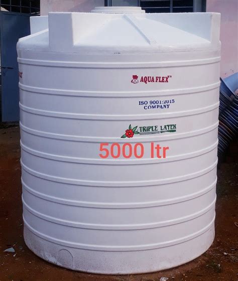 Aqua Flex White 5000 Litre Triple Layer Water Tank Rs 6 Litre Id