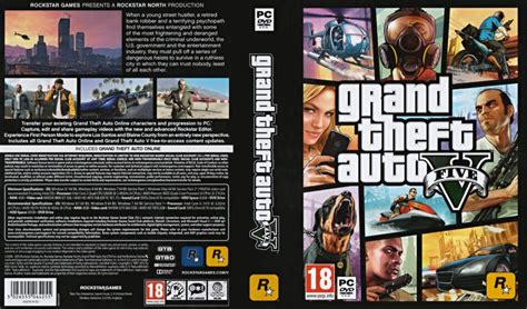 Grand Theft Auto V 2015 Eu Pc Dvd Cover And Labels Dvdcovercom