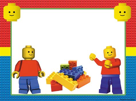 Open a worksheet in corel, then import the image. Lego Party: Free Printable Invitations. - Oh My Fiesta ...