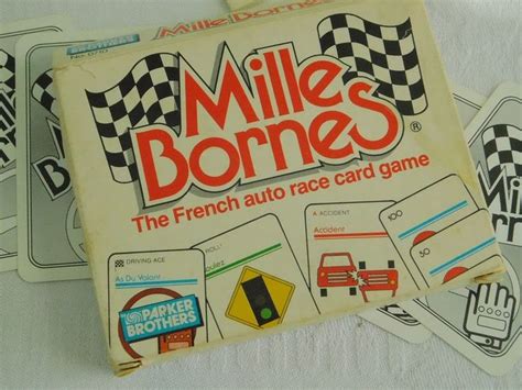 Vintage Mille Bornes The French Auto Race Card Game Complete Etsy