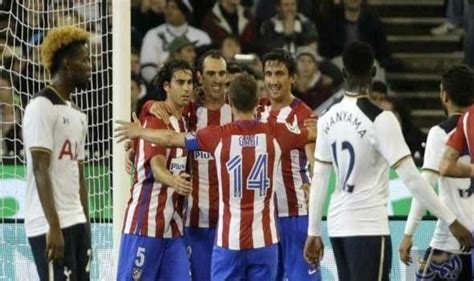أتلتيكو مدريد بطل الدوري الإسباني. فوز أتلتيكو مدريد الإسباني على توتنهام الانكليزي بهدف نظيف ...