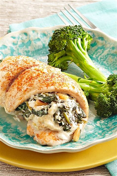 Whole wheat pita pocket, stuffed with brown rice, tilapia (fish filet) and green bell peppers. Stuffed Tilapia Rolls | Recipe | Spinach recipes healthy ...