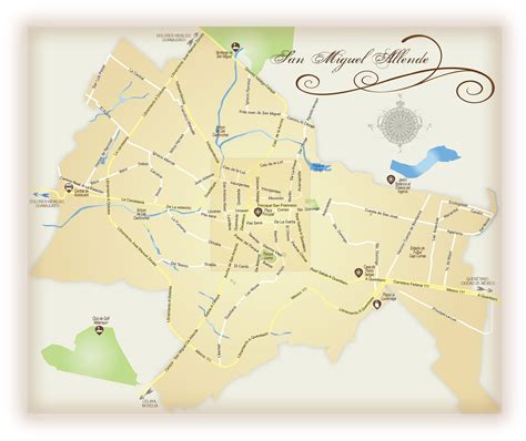 Printable Map Of San Miguel De Allende