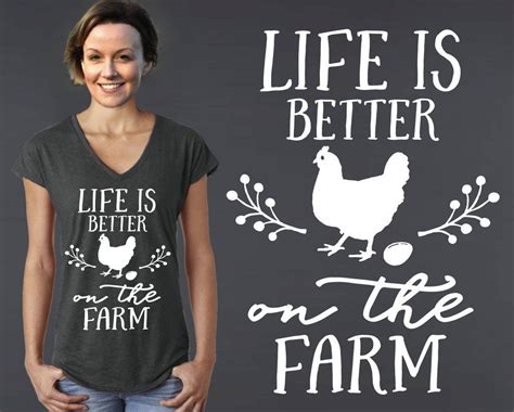 Life Is Better On The Farm T Shirt Life Is Good Farm Tshirt Shirts