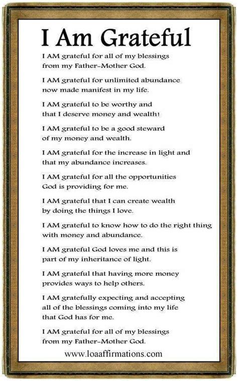 I Am Grateful Affirmation Click To Read All About The Power Of