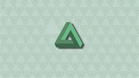 Geometry Penrose Triangle Abstract Minimalism Wallpapers Hd