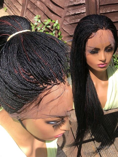 A short trailer on creating the professional micro braids to achieve a glamorous work hairstyle. READY TO SHIP*Braided Wig Micro Needle Lace 360 Frontal ...