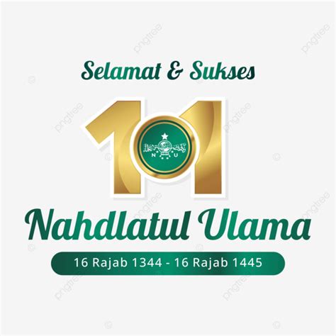 Logotipo De Harlah Nu 2024 Con El 101 Cumpleaños De Nahdlatul Ulama