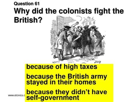 Why Did The Colonists Fight The British The Millennial Mirror